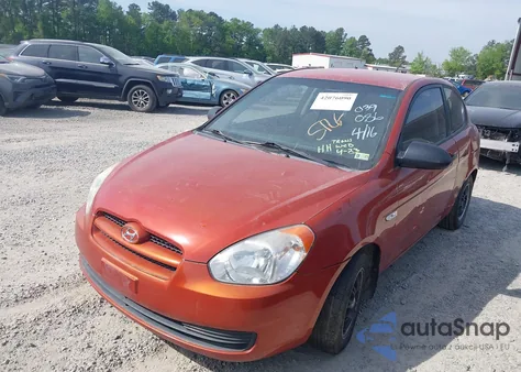 2007 Hyundai Accent Gs из США, поврежденный, VIN KMHCM36C57U039086
